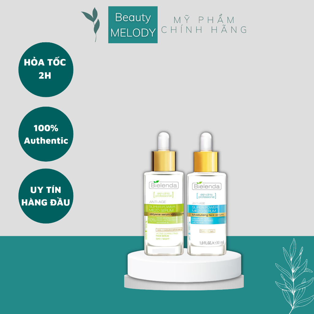 Serum Bielenda cấp nước, dưỡng ẩm/ Correcting căng bóng, mờ thâm [ BEAUTY MELODY ]