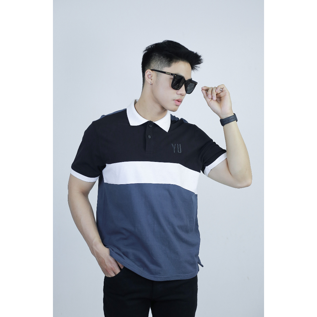 Yumenswear | Áo Polo Khối Màu Form Thường Regular Half Block - MPR005