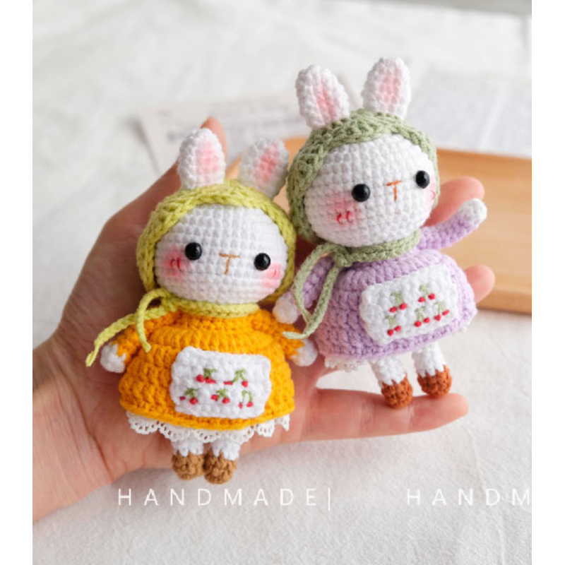 DIY Gói Nguyên Liệu Móc Bộ Tứ Cánh Cụt Bằng Len Tự Làm Quà Tặng Ý Nghĩa LenMade Thú Nhồi Bông Amigurumi Móc Khoá