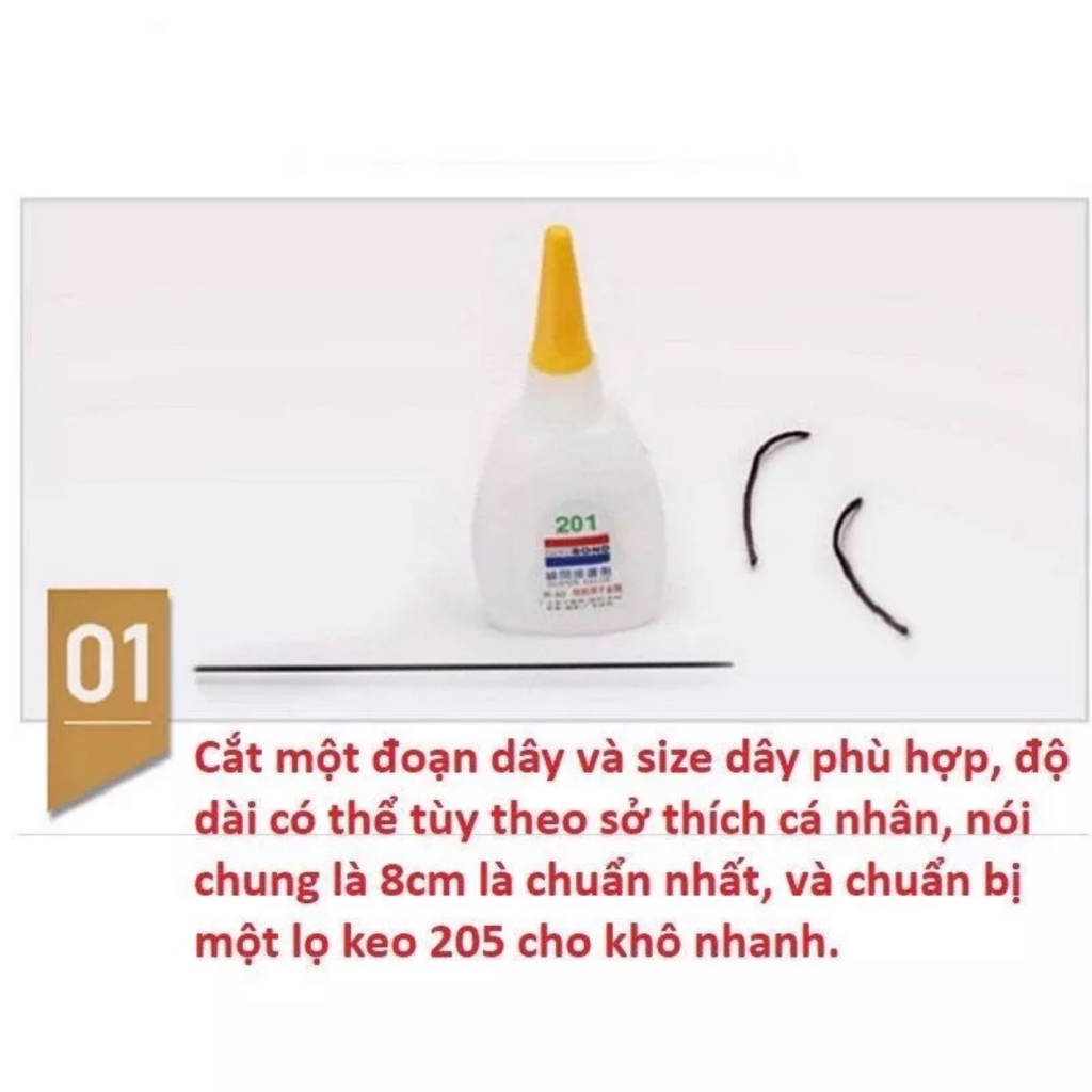 RẺ) Đoạn 1m dây dù không lõi gia cố trục, Đầu cần câu đài_đủ size