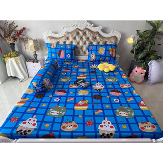 Bộ drap thun hàn quốc 4 món mát mịn
