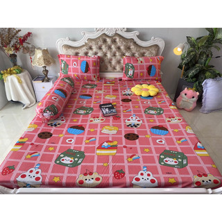 Bộ drap thun hàn quốc 4 món mát mịn