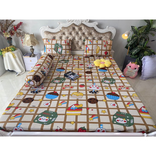 Bộ drap thun hàn quốc 4 món mát mịn