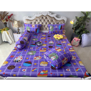 Bộ drap thun hàn quốc 4 món mát mịn