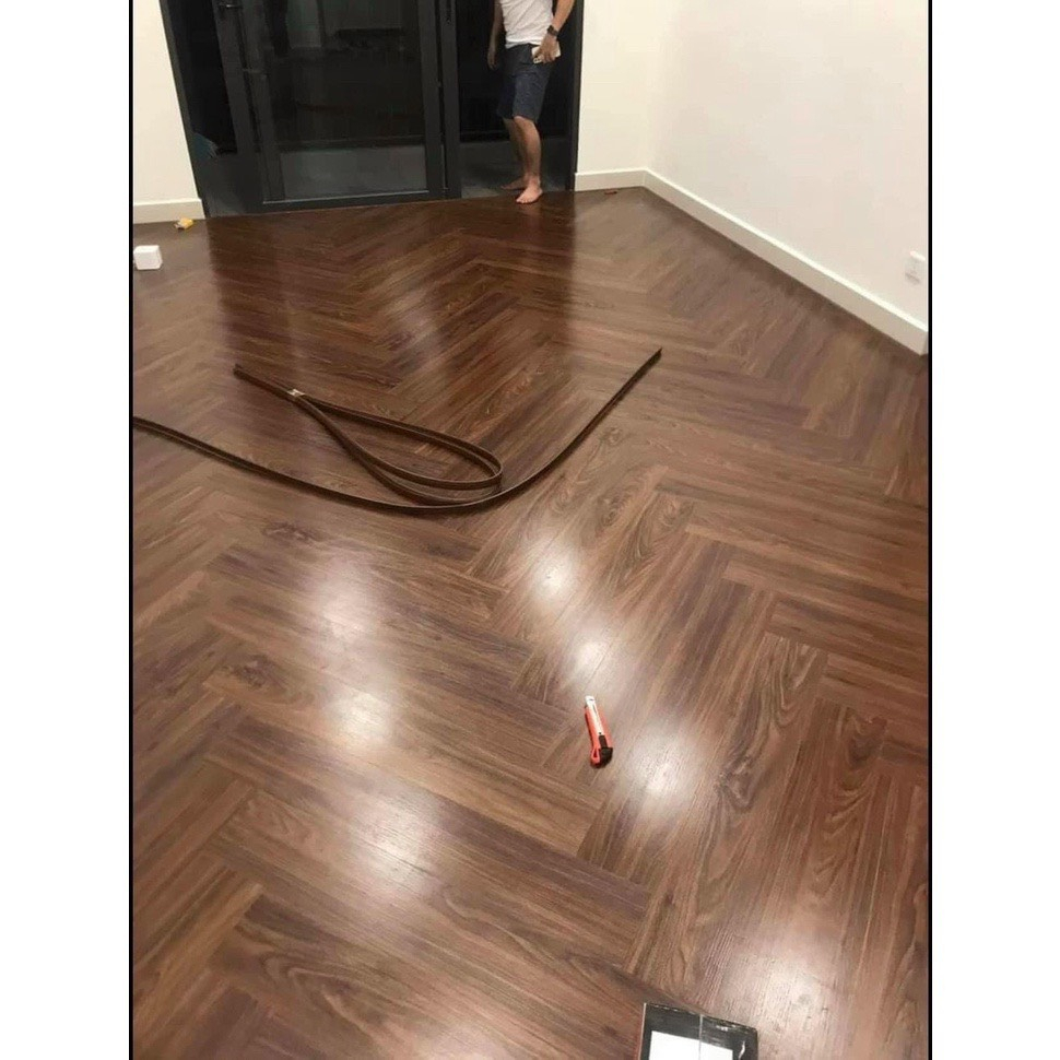 Sàn nhựa giả gỗ Dày 2mm dán được 1/ 7 mét vuông Tấm Lót Sàn Miếng Dán Sàn Nhựa Giả Vân Gỗ Sẵn Keo Bóc Dán vân đá