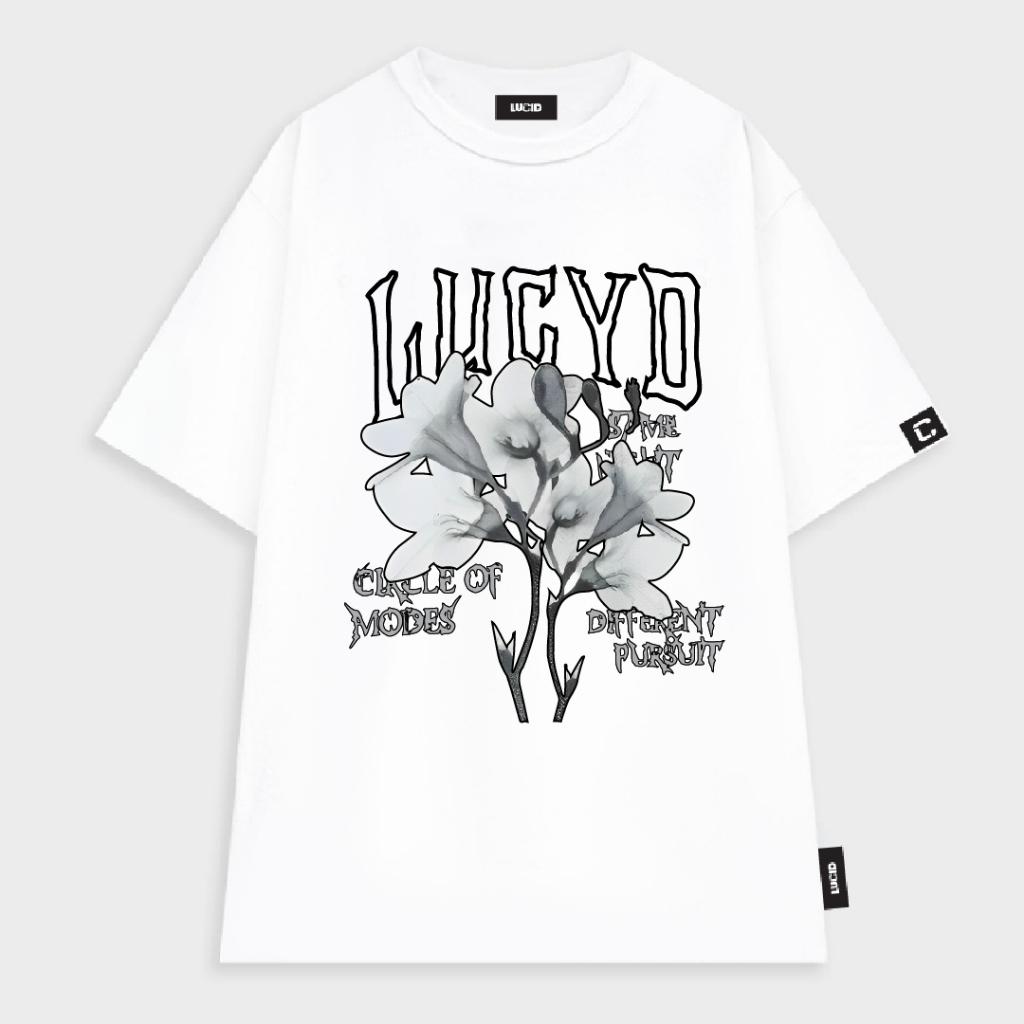 Áo Thun Local Brand Unisex LUCID Flower Nam Nữ Tay Lỡ From Rộng Chất Cotton