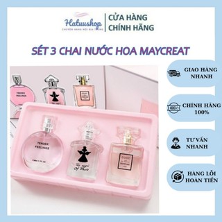 Sét 3 Chai Nước Hoa Maycreat Hương Thơm Quyến rũ Full Box