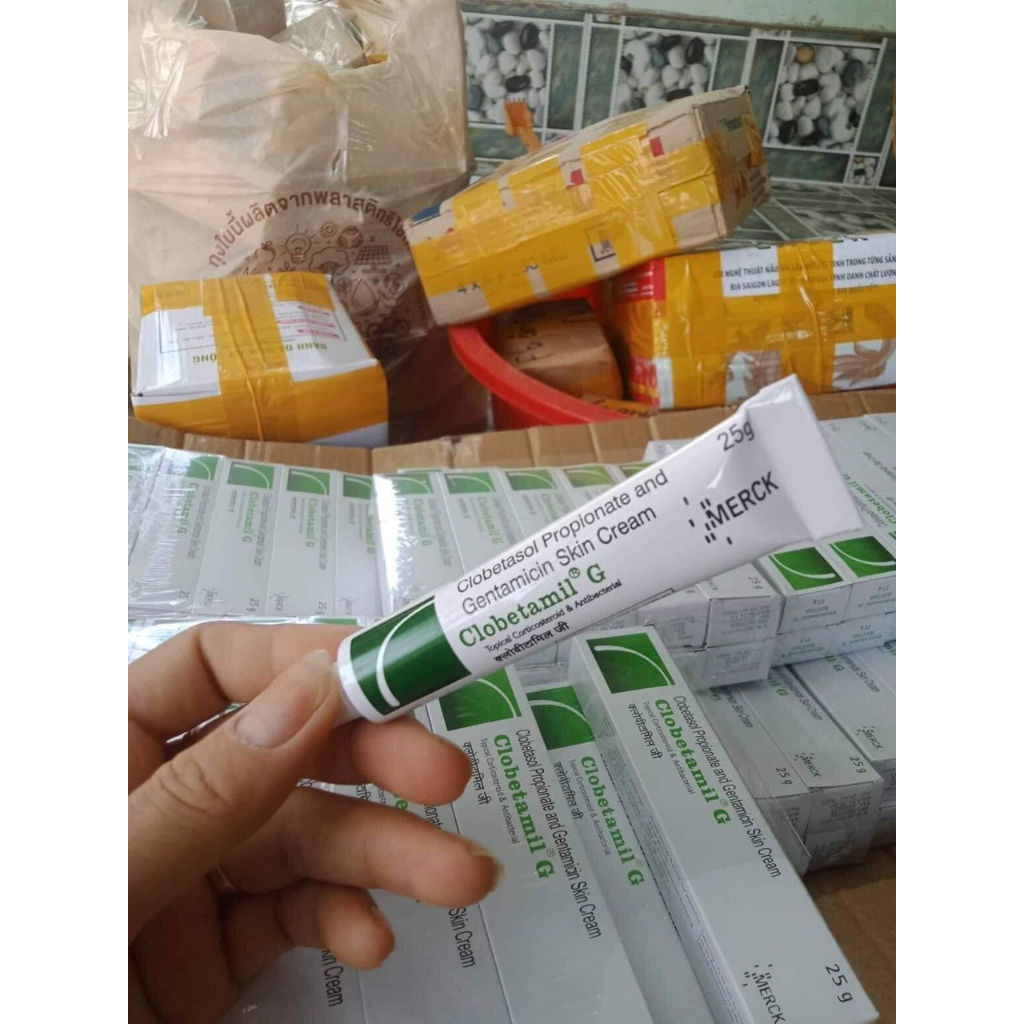 KEM TRỊ TÀN NHANG VÀ NÁM , MỤN THÂM CLOBETAMIL G - HÀNG CHUẨN [ tuýp ]