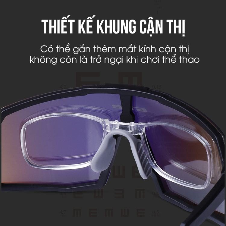 ZÓNG® Kính mát xe đạp chống tia cực tím cao cấp GUB 7300