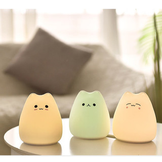 Đèn Silicone Mèo Nhỏ 🐱💡