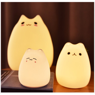 Đèn Silicone Mèo Nhỏ 🐱💡