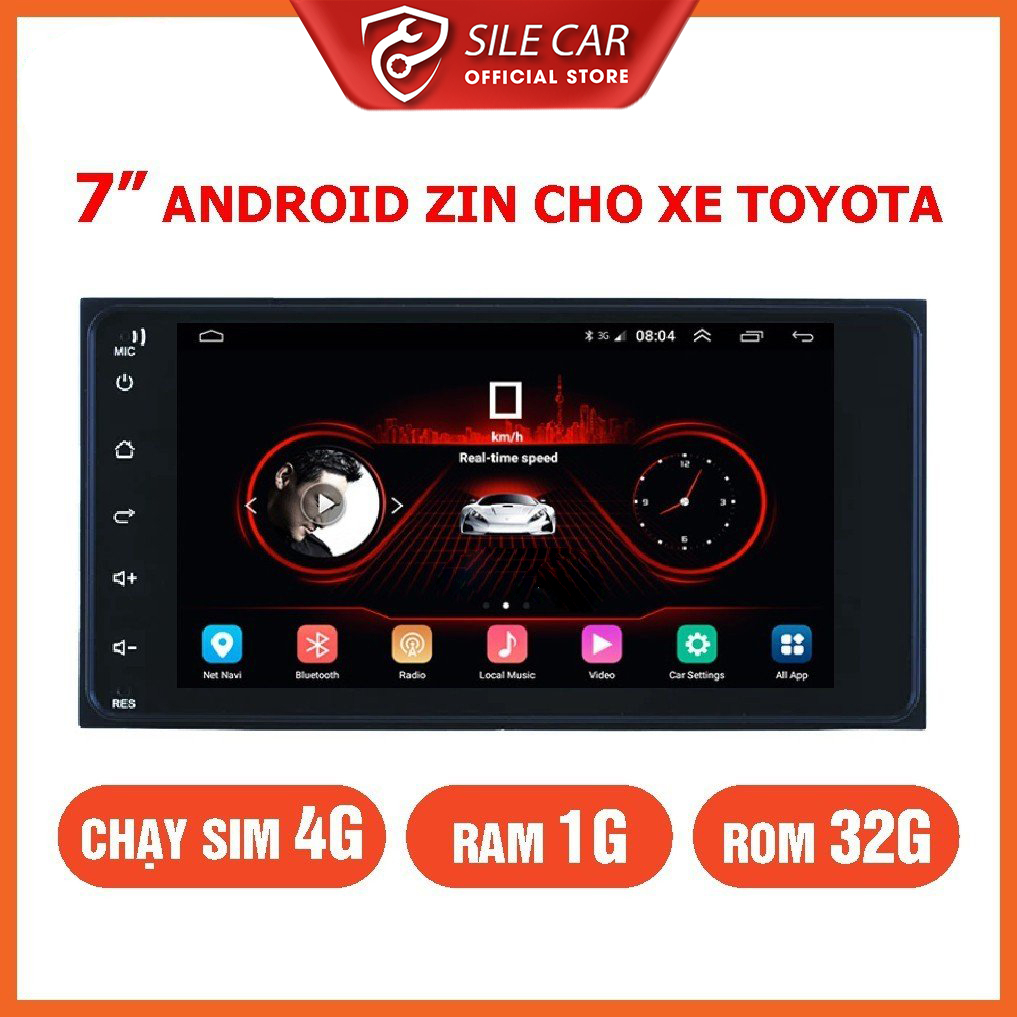 Màn Hình Android 7 inch Cho Các Dòng Xe TOYOTA - Đầu DVD Android