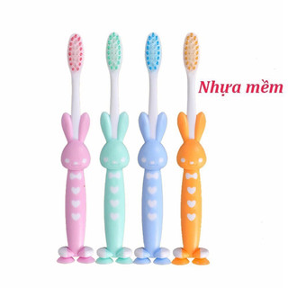 Bàn chải đánh răng hình thú cho bé sét 4 cái