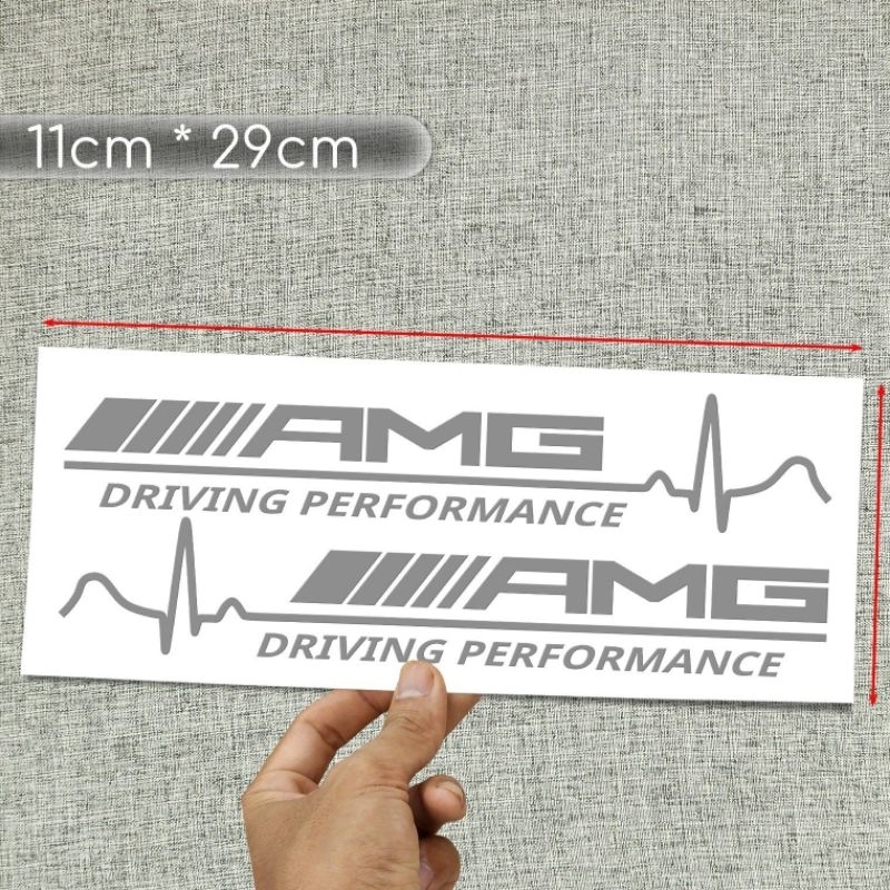 Tem xe   AMG  trang trí dán XE MÁY HONDA-YAMAHA - Ô TÔ PHONG CÁCH KIỂU CHỮ AMG CÁ TÍNH