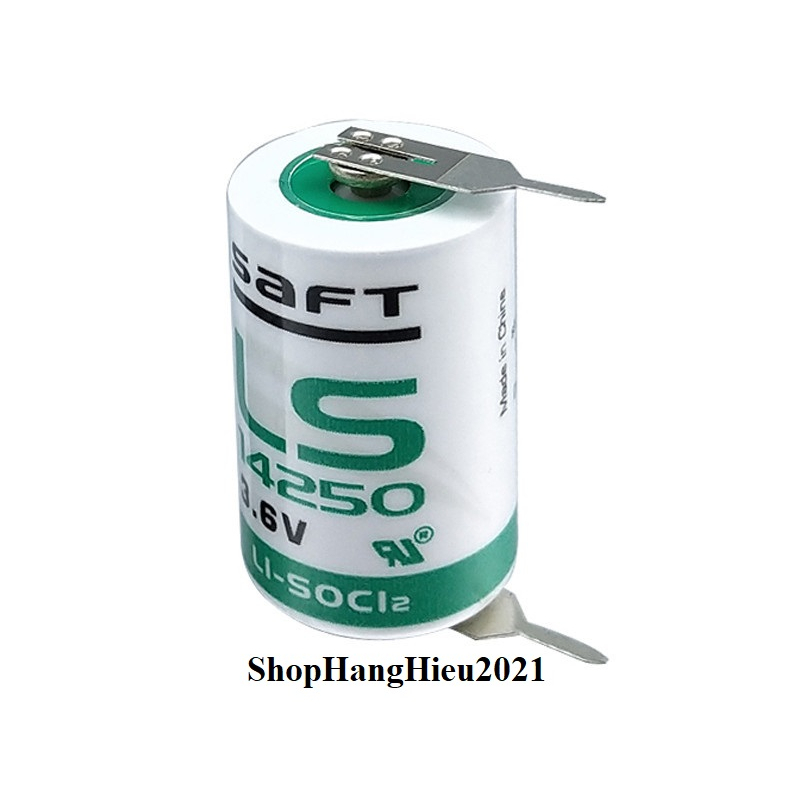Pin LS14250 Saft 3.6V Lithium Nuôi Nguồn PLC / CNC Hàng Nhập Khẩu