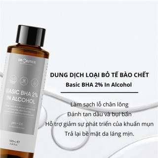 Dung Dịch Làm Sạch Và Cân Bằng Da DrCeutics BHA 2%