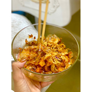 Bánh Tráng Phơi Sương Sate Tóp Mỡ Hành Phi