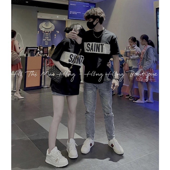 Áo Thun SAINT Tay Lỡ Form Rộng Vải Cotton 2 Chiều Cao Cấp , Thời Trang Hottrend 2023 | BigBuy360 - bigbuy360.vn