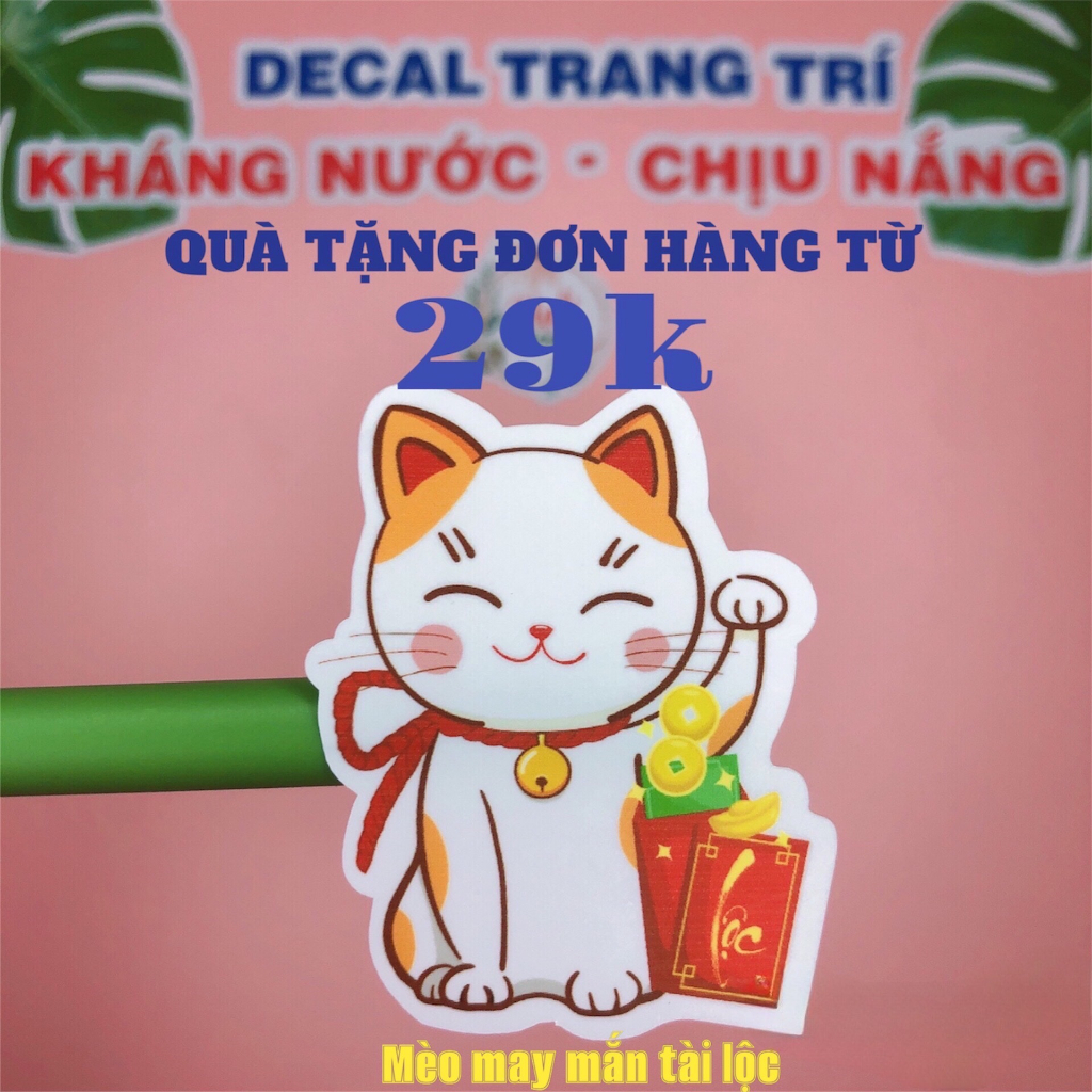 Decal Trang Trí Quán CÁ VIÊN CHIÊN ✨ Hình Dán Decor Quán Ăn, Trà Sữa, Cà Phê - Sticker Kháng Nước, Chịu Nắng, Cắt Sẵn.
