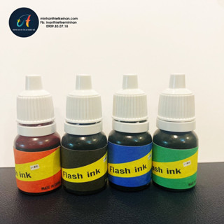 Mực in Dấu Flash - Đóng trên mọi chất liệu - Hướng dẫn châm mực DẤU FLASH