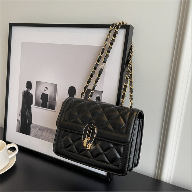 Túi xách nữ đeo chéo đeo vai 2 kiểu khóa xoay độc đáo Capucha T296