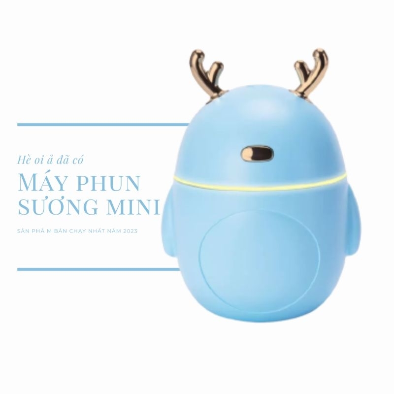 Máy Phun Sương Mini Khuếch Tán Tinh Dầu Tạo ẩm Mùa Hè Cầm Tay 320ml