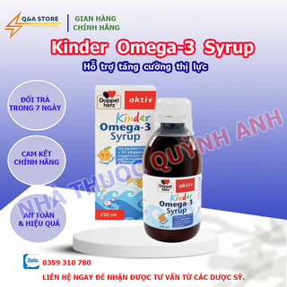 Thực phẩm bảo vệ sức khỏe Kinder Omega-3 Syrup chai 250ml
