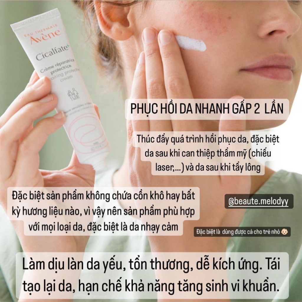 Làm Lành Sẹo Và Cấp Ẩm Cho Da Avene Cicalfate
