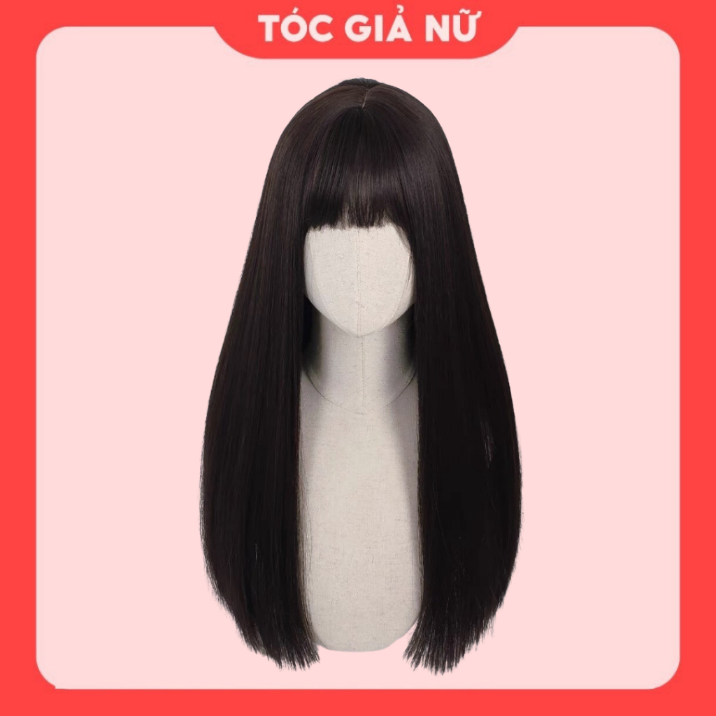 Tóc giả cả đầu thẳng dài phong cách mới năm 2023