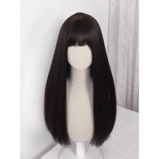 Tóc giả cả đầu thẳng dài phong cách mới