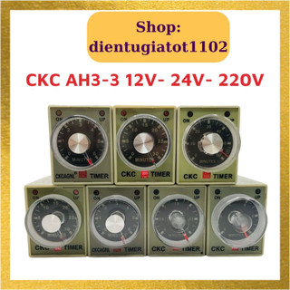 Relay thời gian CKC AH3-3, Role thời gian, timer (12V-24V-220V)