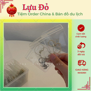 Túi zip đựng trang sức, phụ kiện, túi zip đựng vật dụng nhỏ
