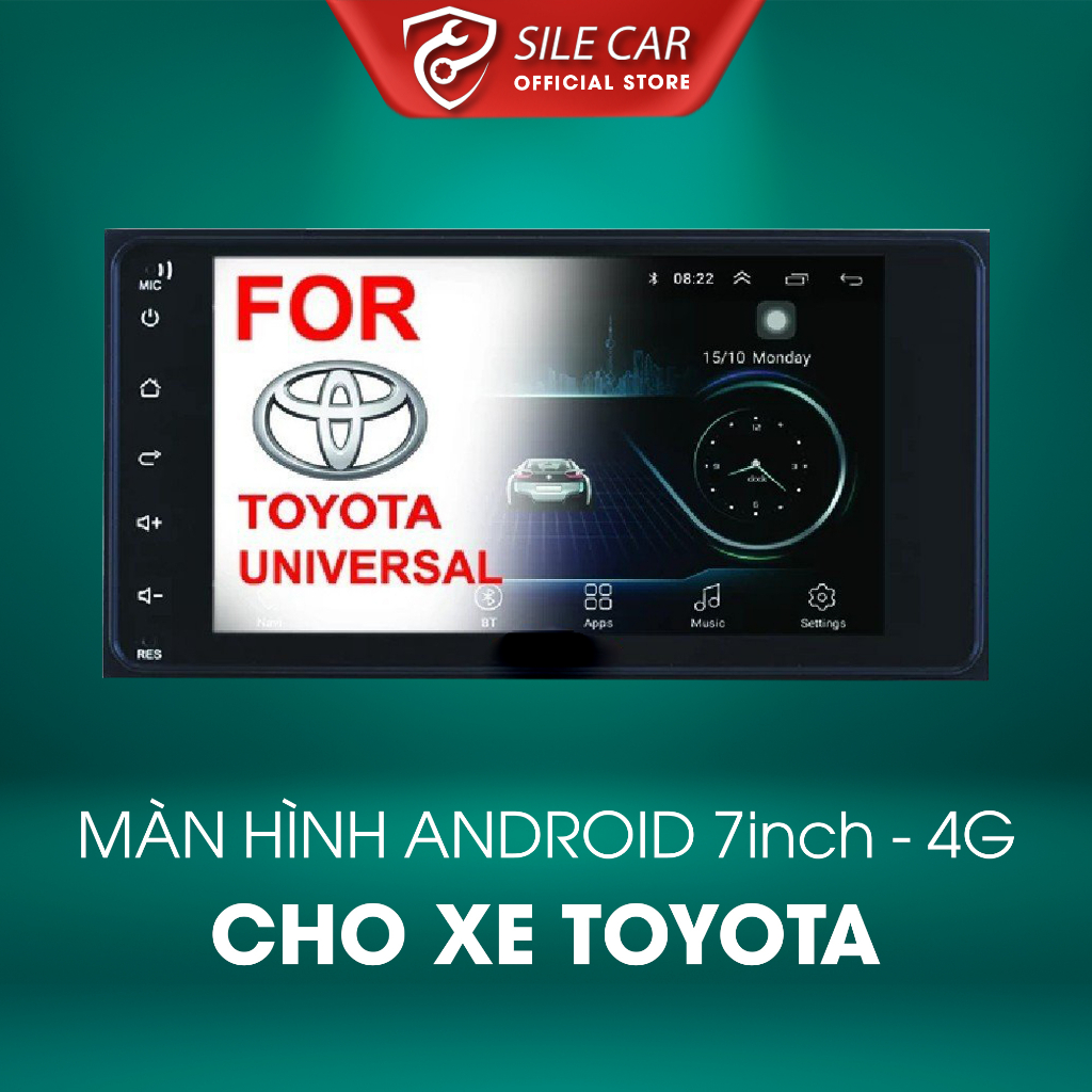 Màn Hình Android 7 inch Cho Các Dòng Xe TOYOTA - Đầu DVD Android