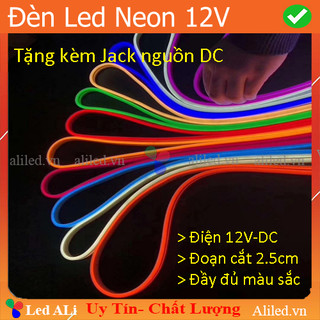 Đèn led Neon 12V cuộn 5m, Neon sign 12V