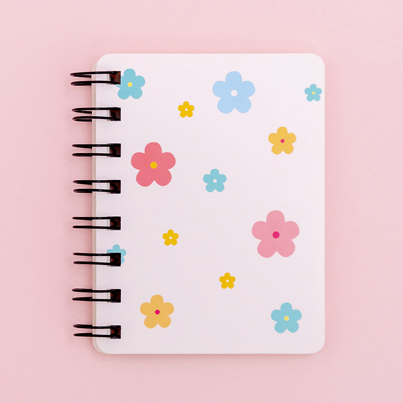 Sổ tay mini lò xo Classy chủ đề báo hồng, kích thước 10.5 X 8.5 CM PK634