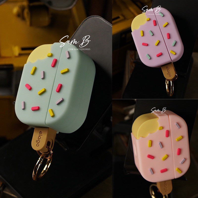 Ốp Tai Nghe Ice Cream Elago Cho Airpods Pro 2/ Airpods 3 - Hàng Chính Hãng