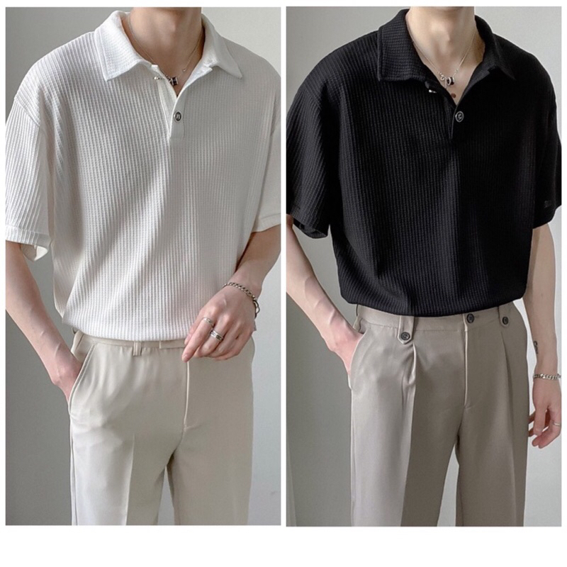 Áo POLO Nam Unici Áo Thun Nam Cổ Bẻ Hàn Quốc Fom Rộng