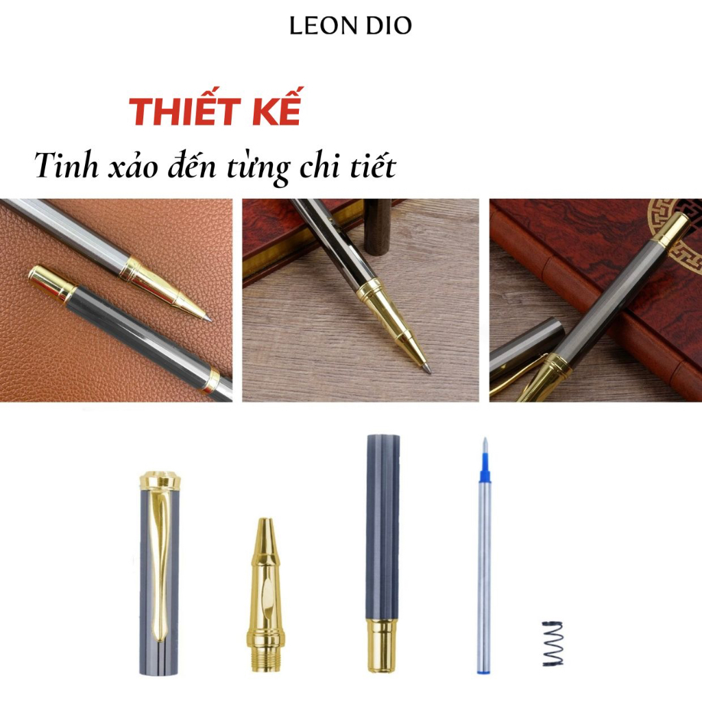 Bút Ký Tên, Viết Kí Dạ Bi Khắc Chữ Theo Yêu Cầu Leon Dio Primal Loyal LD02- Quà Tặng Cho Sếp, Đồng Nghiệp, Thầy Cô