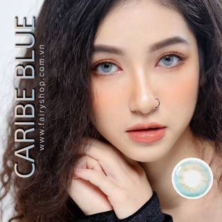 Kính Áp Tròng CARIBE BLUE - Kính Áp Tròng FAIRY SHOP CONTACT LENS - độ 0 đến 8