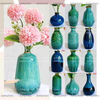 Lọ Hoa Mini Men Hoả Biến Để Bàn - Gốm Sứ TUPO - gomsutupo - Bình Hoa Bát Tràng Decor Trang Trí