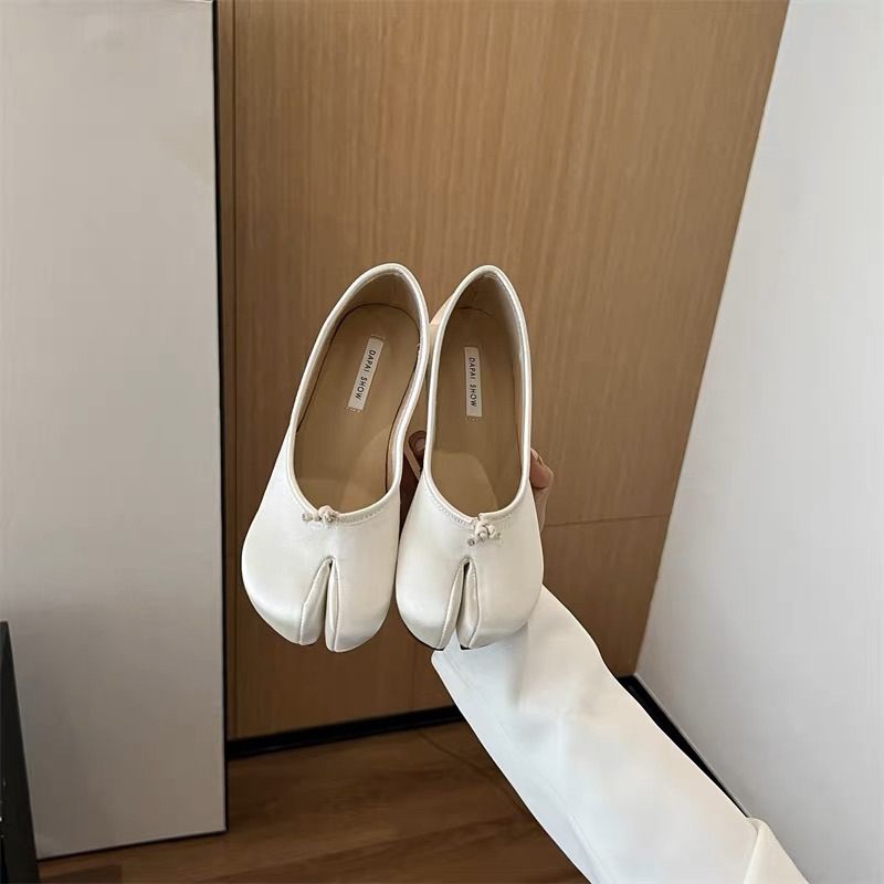 Giày búp bê nữ móng ngựa đế bệt da mềm êm chân