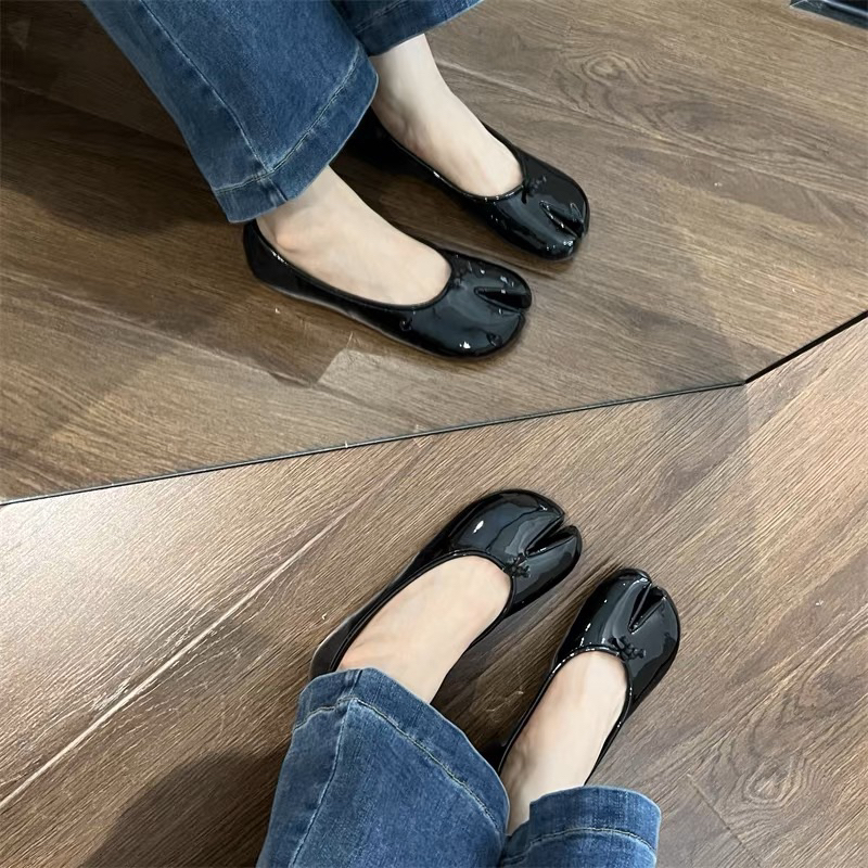 Giày búp bê nữ móng ngựa đế bệt da mềm êm chân