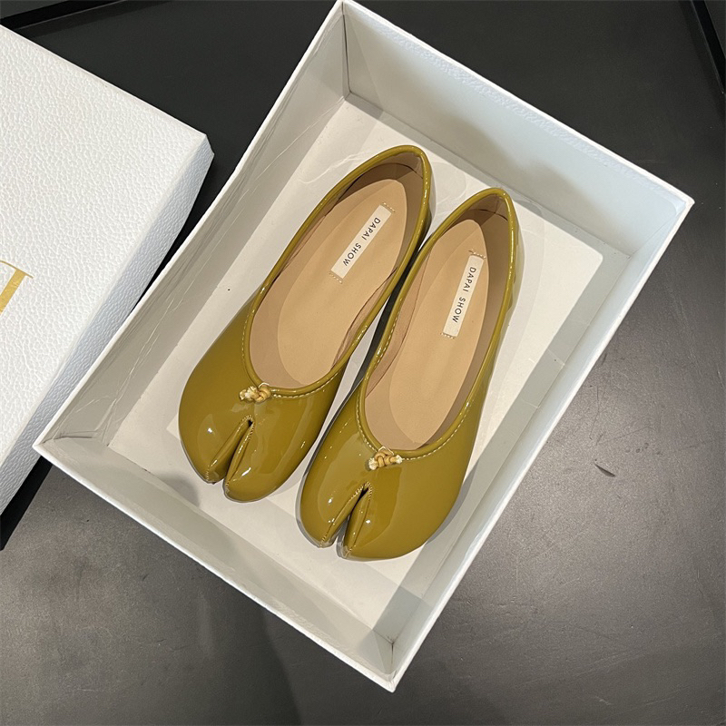 Giày búp bê nữ móng ngựa đế bệt da mềm êm chân