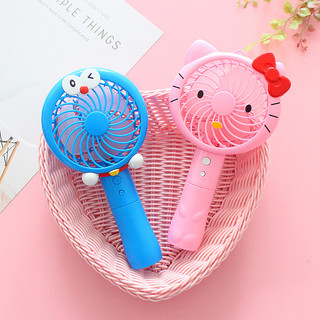 Quạt mini cầm tay, quạt tích điện 3 nấc gió siêu mát kèm pin + cáp sạc (8816)