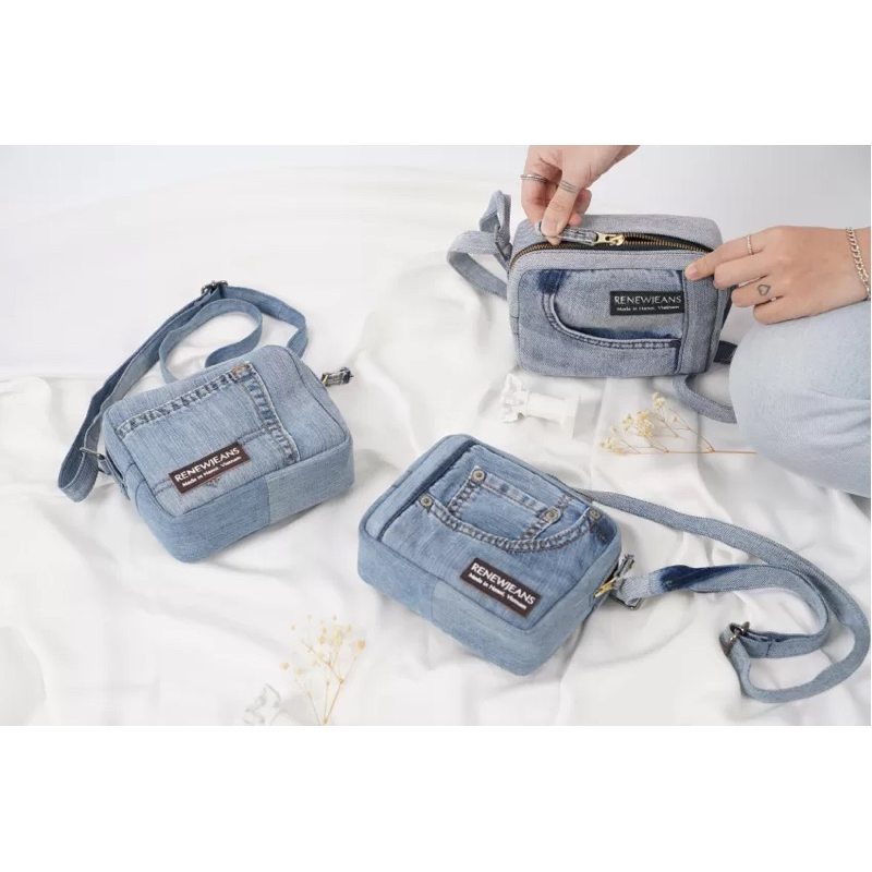 Túi jean hộp nhỏ
