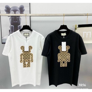 áo thun cổ tròn logo thêu