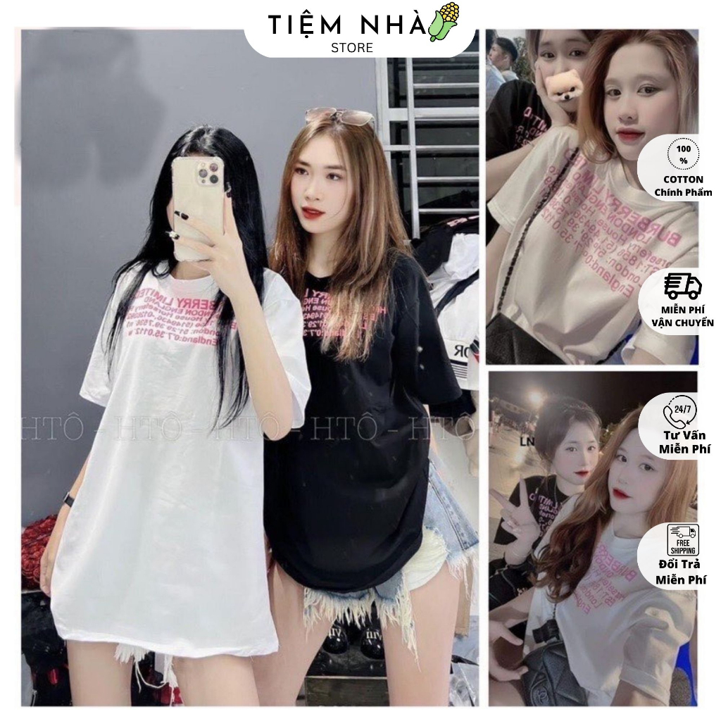 Áo Phông Qc 3158 Cotton Khô Form Rộng Nam Nữ Unisex In Chữ BBR