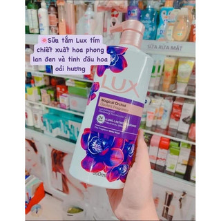 Com bo 2chai sữa tắm lux hương hoa phong lan màu tím 450ml