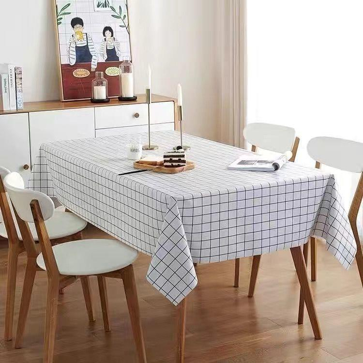 Khăn Trải Bàn Ô Vuông Caro Hàn Quốc, Thảm Picnic Vải Peva, Phông Nền Chụp Ảnh Vintage Trang Trí Bàn Học