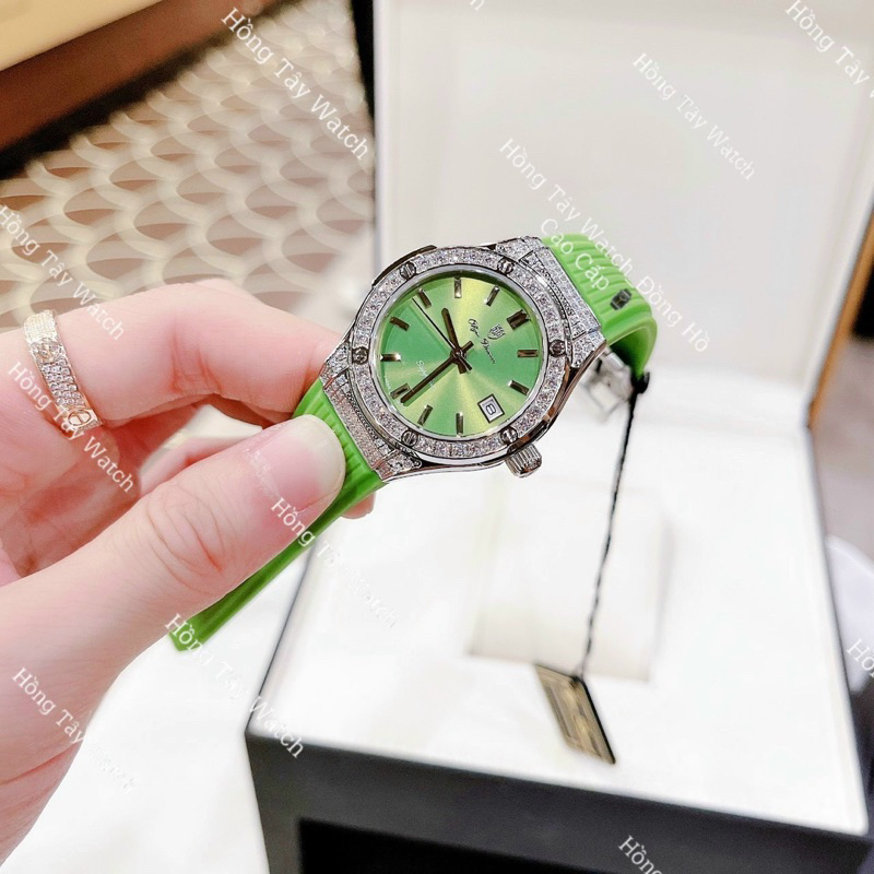 Đồng Hồ Nữ Dây Si li con mặt 32mm _Hongtaywatch